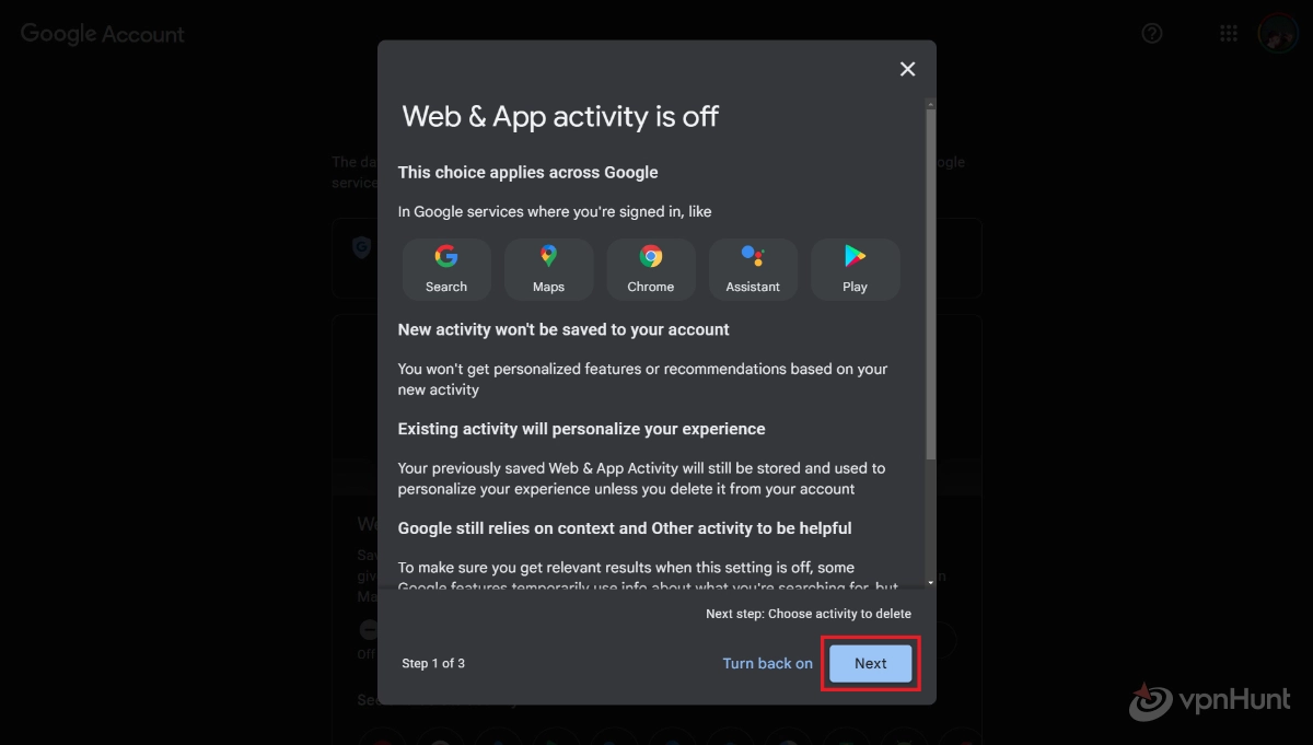how to delete search history forever
