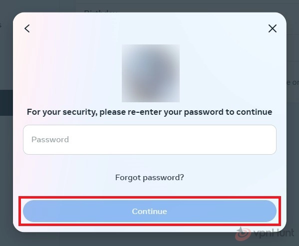 deactivate facebook account
